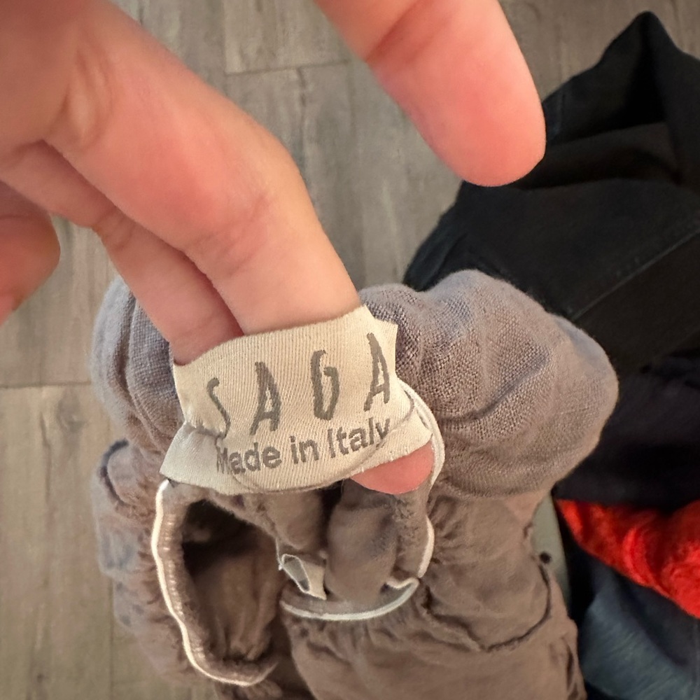 Kids Gray Mittens